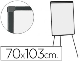 Pizarra blanca de reunión Q-Connect con trípode 100x70cm. laminada
